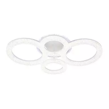 Светильник потолочный Escada, 10281/4LED. 1х126Вт, LED, 8342Лм, 3000/4000/6500К, 620х620х125 мм, цвет белый