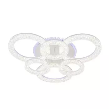 Светильник потолочный Escada, 10281/6LED. 1х182Вт, LED, 10796Лм, 3000/4000/6500К, 650х650х120 мм, цвет белый