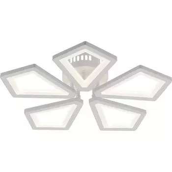 Светильник потолочный Escada, 10284/5LED. 1х54Вт, LED, 4990Лм, 3000/4000/6500К, 430х430х75 мм, цвет хром