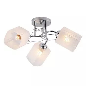 Светильник потолочный Escada, 1105/3PL. 3х40Вт, E27, 500х500х230 мм, цвет хром