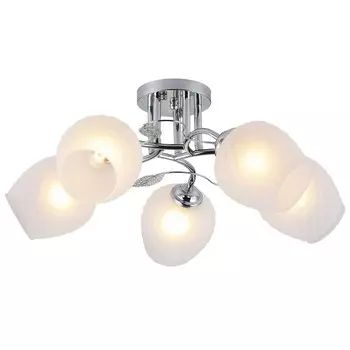 Светильник потолочный Escada, 1108/5PL. 5х40Вт, E27, 550х550х230 мм, цвет хром