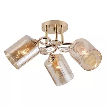 Светильник потолочный Escada, 1118/3PL. 3х40Вт, E27, 440х440х230 мм, цвет золото