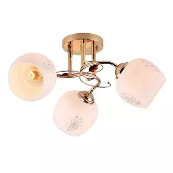 Светильник потолочный Escada, 1121/3PL. 3х40Вт, E27, 480х480х220 мм, цвет золото