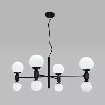 Светильник потолочный Eurosvet Bubble 30182/8, E27, G9, 8х20Вт, 1000х760 мм, цвет чёрный