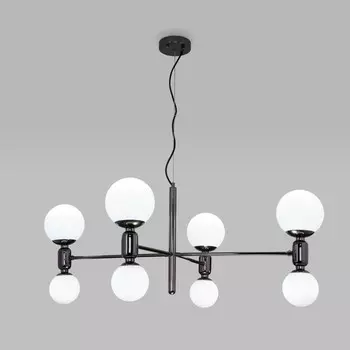 Светильник потолочный Eurosvet Bubble 30182/8, E27, G9, 8х20Вт, 1000х760 мм, цвет чёрный жемчуг