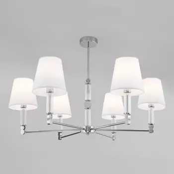 Светильник потолочный Eurosvet Conso 60145/6, E14, 6х40Вт, 800х800х550 мм, цвет хром