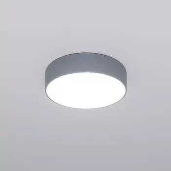 Светильник потолочный Eurosvet Entire 90318/1, LED, 50 Вт, 3300/4200/6500К, 3110Лм, 400х400х80 мм, пульт ДУ, цвет серый