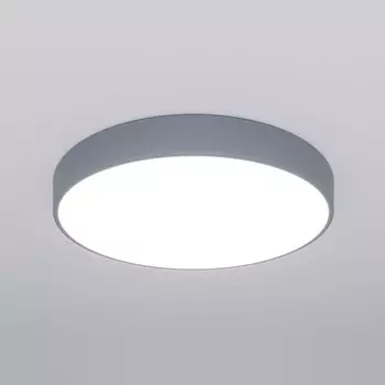 Светильник потолочный Eurosvet Entire 90320/1, LED, 152 Вт, 3300/4200/6500К, 10800Лм, 800х800х80 мм, пульт ДУ, цвет серый