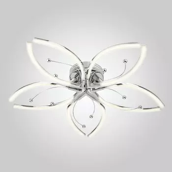 Светильник потолочный Eurosvet Fiona 90056/5, LED, 60 Вт, 4200К, 5520Лм, 670х670х160 мм, цвет хром