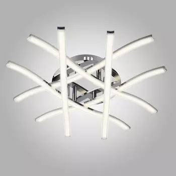 Светильник потолочный Eurosvet Pascal 90043/6, LED, 54 Вт, 4200К, 4968Лм, 480х480х90 мм, цвет хром