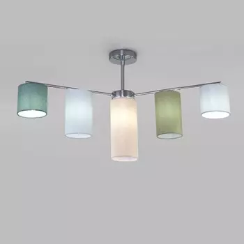 Светильник потолочный Eurosvet Pastel 60151/7, E14, 7х40Вт, 910х910х460 мм, цвет хром