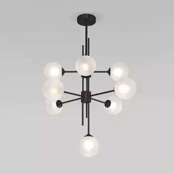 Светильник потолочный Eurosvet Volver 50383, G9, 8х40Вт, 720х720х870 мм, цвет чёрный