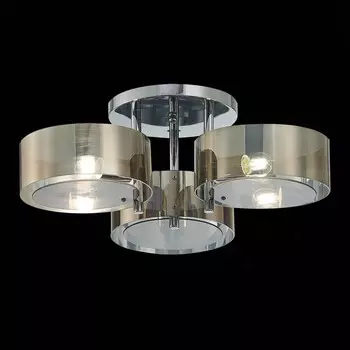Светильник потолочный Evoluce. SL483.702.03. Foresta. 3х40 Вт, E27, 60х60х20 см, цвет хром