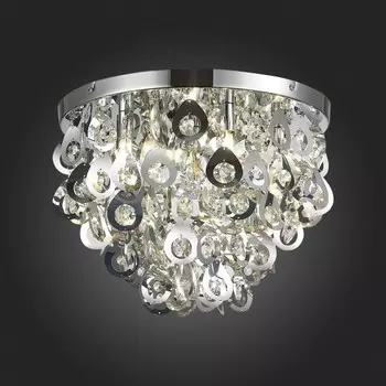 Светильник потолочный Evoluce. SLE103202-06. Lucchio. 6х3 Вт, G9, 40х40х32 см, цвет хром