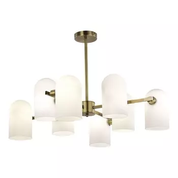 Светильник потолочный Evoluce. SLE1047-302-08. Nobilia. 8х40 Вт, E14, 82х82х52,5 см, цвет бронза