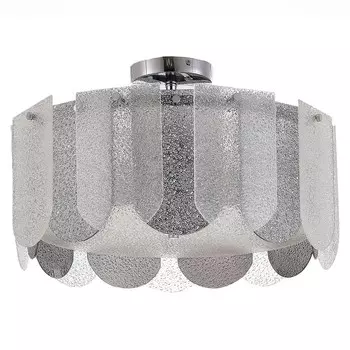 Светильник потолочный Evoluce. SLE1125-102-06. Erzo. 6х40 Вт, E14, 48х48х28,5 см, цвет хром