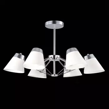 Светильник потолочный Evoluce. SLE155802-06. Vario. 6х40 Вт, E14, 70х70х38 см, цвет хром