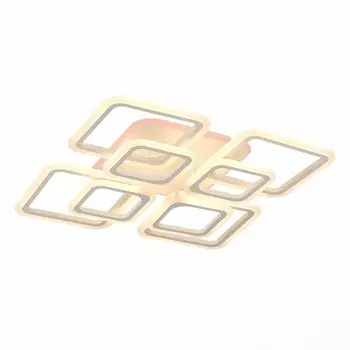 Светильник потолочный Evoluce. SLE200452-08RGB. Qutro. 1х176 Вт, LED, 3000-6000K, 13392 Lm, 60х60х11 см, цвет белый