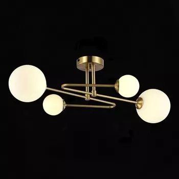 Светильник потолочный Evoluce. SLE2211-302-04. Fantini. 4х5 Вт, G9, 4000K, 65х40х20 см, цвет латунь