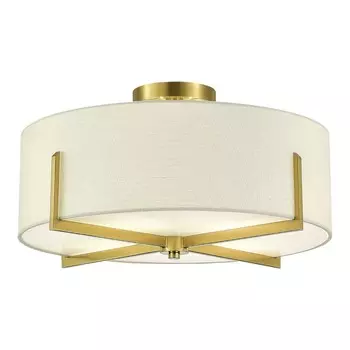 Светильник потолочный Evoluce. SLE3010-302-04. Linton. 4х60 Вт, E27, 45,8х45,8х25,2 см, цвет латунь