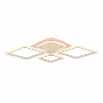 Светильник потолочный Evoluce. SLE500152-04RGB. Samuro. 1х88 Вт, LED, 3000-6000K, 6912 Lm, 75,5х52х7,5 см, цвет белый