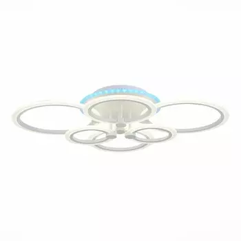 Светильник потолочный Evoluce. SLE500552-06RGB. Cerina. 1х132 Вт, LED, 3000-6000K, 10080 Lm, 80х56х15 см, цвет белый