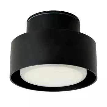 Светильник потолочный Feron HL367, IP44, GX53, 12 Вт, 110х110х75 мм, цвет чёрный