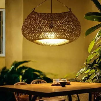 Светильник потолочный из ротанга «Рахарьо», 1120 Вт, Е27, 433425 см