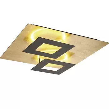 Светильник потолочный Mantra Dalia, LED, 3360Лм, 3000К, 500х500х77 мм, цвет чёрный