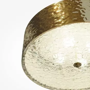 Светильник потолочный Maytoni MOD096CL-03G, 3хE14, 40Вт, 35х35х13,6 см, цвет золото