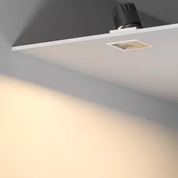 Светильник потолочный светодиодный Elektrostandard, Inline, 84х84х98 мм, 10Вт, LED, 590Лм, 3000К, цвет хром, белый