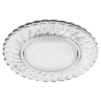 Светильник потолочный встраиваемый Feron CD4021, IP20, GX53, 15 Вт, 133х133х30 мм, цвет хром