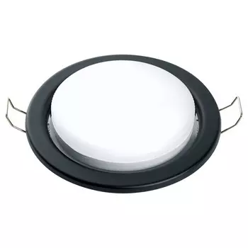 Светильник потолочный встраиваемый Feron DL53, IP20, GX53, 20 Вт, 106х106х20 мм, цвет чёрный матовый