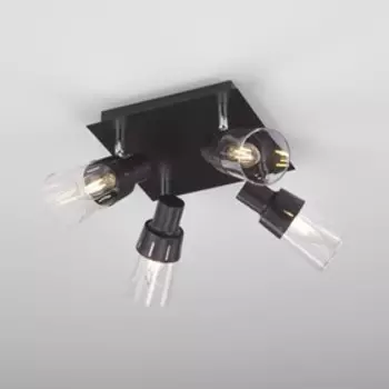 Светильник Potter 4x40Вт E14 чёрный