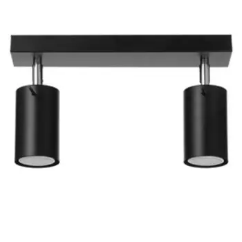 Светильник "Поворот" 2х50Вт GU10 черный