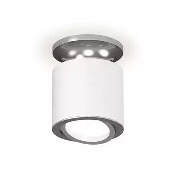 Светильник поворотный Ambrella light, XS7401100, MR16 GU5.3, GU10 LED 10 Вт, цвет белый песок, серебро