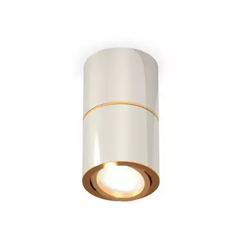 Светильник поворотный Ambrella light, XS7405060, MR16 GU5.3 LED 10 Вт, цвет серебро, золото жёлтое