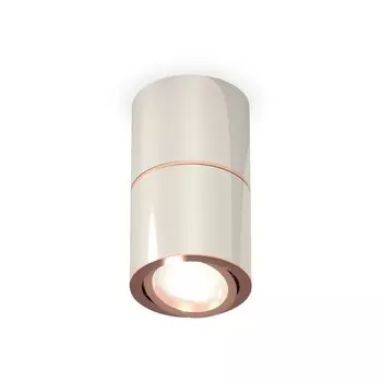 Светильник поворотный Ambrella light, XS7405080, MR16 GU5.3 LED 10 Вт, цвет серебро, золото розовое