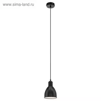 Светильник PRIDDY 1x60Вт E27, чёрный 15,5x15,5x110 см