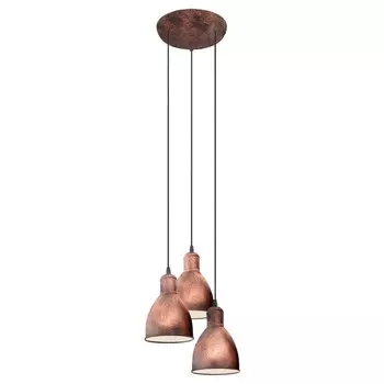 Светильник PRIDDY 3x60Вт E27 медь 32,5x32,5x110см