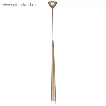 Светильник PUNTO 1х25Вт G9 хром, шампань 5x130см