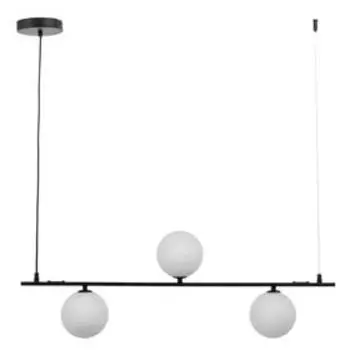 Светильник BayerLux "Пузырь матовый" 3хG9 20Вт черный 80x12x25 см