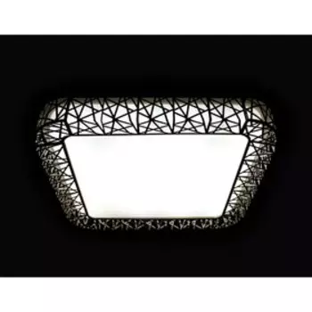 Светильник Ambrella light Quadro 72Вт LED белый, черный 50x50x10 см