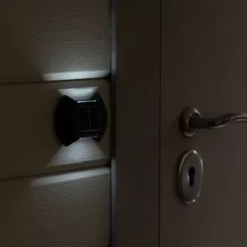 Садовый светильник на солнечной батарее «Ракушка», 10 7.5 2 см, 8 LED, свечение белое