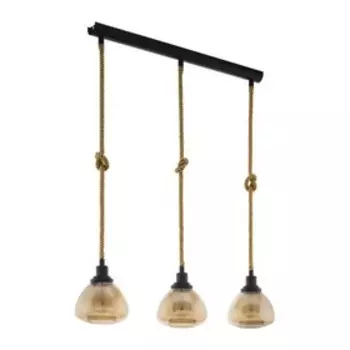 Светильник RAMPSIDE, 3x28Вт E27, цвет коричневый, чёрный