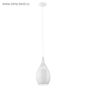 Светильник RAZONI 1x60Вт E27, белый 19x19x110 см