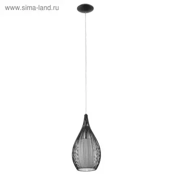 Светильник RAZONI 1x60Вт E27 черный 19x19x110см