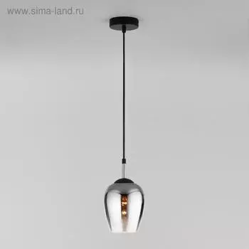 Светильник Record, 1x40Вт E27, цвет чёрный, хром