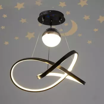 Светильник "Регул" LED 140Вт 3000-6000К черно-золотой 58х30х100 см BayerLux
