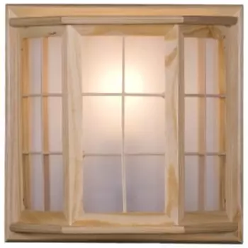 Светильник «Рената» 1x40Вт E27 натуральный 11x22,5x22,5см